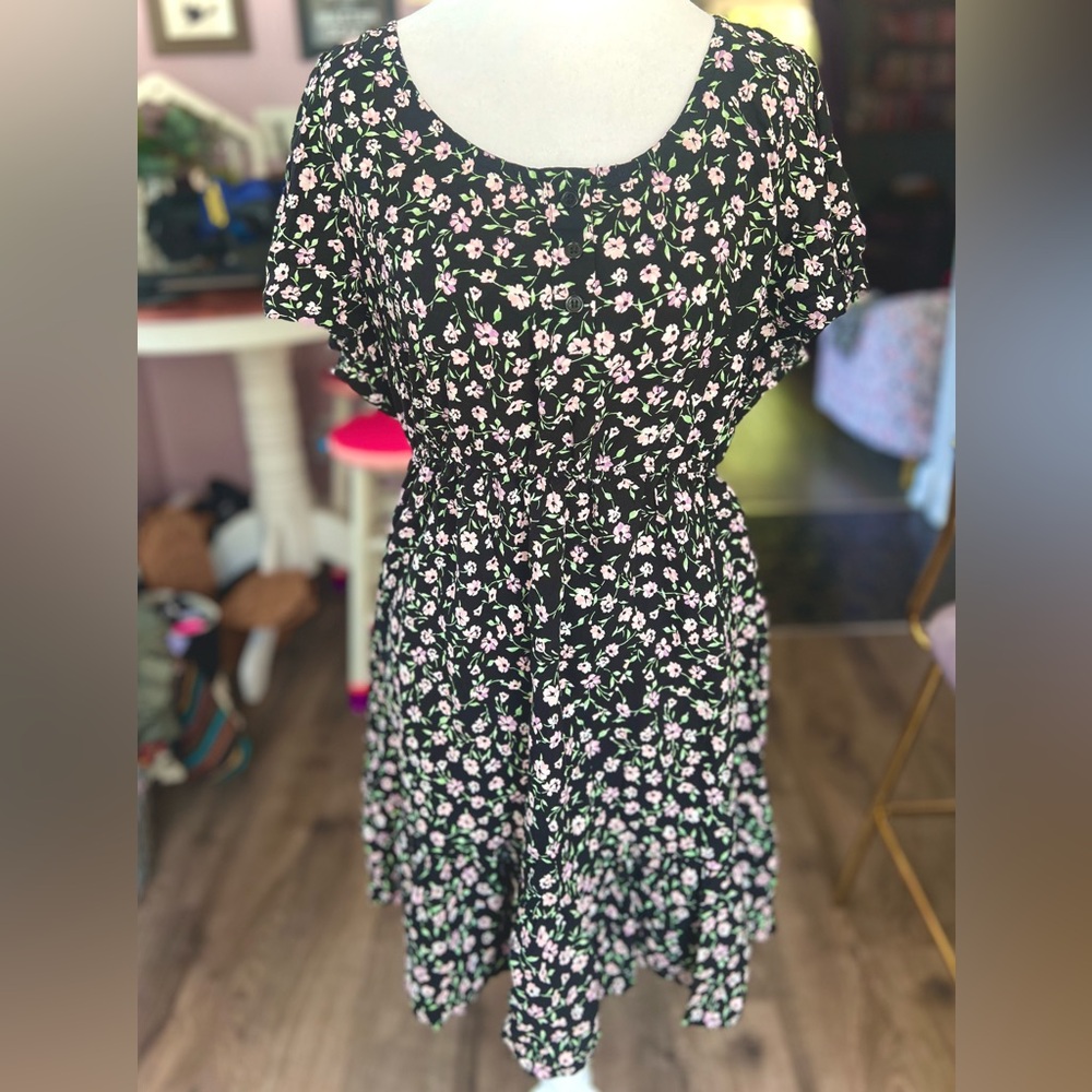 Passport Floral Flutter Sleeve Sundress